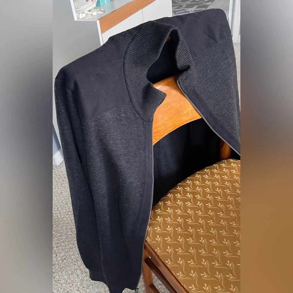 Michael Kors Sweater Mens (unisex) Merino Wool XXL Dark Gray